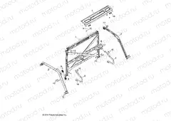 CHASSIS | CHASSIS, CAB FRAME - R151DPD1AA/2D (49BRUTUSCAB15)
