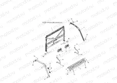 CHASSIS | CHASSIS, CAB FRAME - R17RTED1F1/SD1C1 (49RGRFRAME15900XP)
