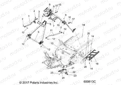 CHASSIS | CHASSIS, CHASSIS OVER STRUCTURE and RUNNING BOARDS - S20FJB8/FJE8/FJP8 ALL OPTIONS (600613C)