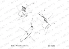 CHASSIS | CHASSIS, CLUTCH GUARD and FOOTRESTS - S20DDL8RS/8REM ALL OPTIONS (601072C)
