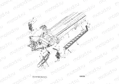 CHASSIS | CHASSIS, CLUTCH GUARD and FOOTRESTS - S20EFT8PS/EFN8PS ALL OPTIONS (600034)