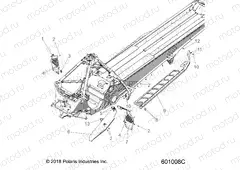 CHASSIS | CHASSIS, CLUTCH GUARD, FOOTRESTS, AND RUNNING BOARDS - S21EGT8R ALL OPTIONS (601008C)