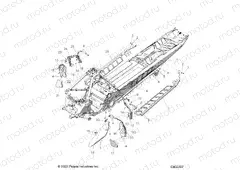 CHASSIS | CHASSIS, CLUTCH GUARD, FOOTRESTS, AND RUNNING BOARDS - S23TFK8RS (C601988)