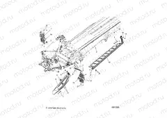 CHASSIS | CHASSIS, CLUTCH GUARD, FOOTRESTS, RUNNING BOARDS - S20EFK8PS/EFM8PS ALL OPTIONS (601338)