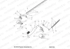 CHASSIS | CHASSIS, CLUTCH GUARD, FOOTRESTS, TUNNEL GRIPS - S23CEF5TSL (C601135)