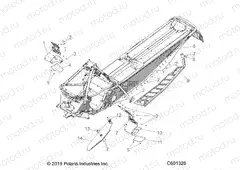 CHASSIS | CHASSIS, CLUTCH GUARD/FOOTRESTS/RUNNING BOARDS - S20EDE8RS/8REM (C601326)