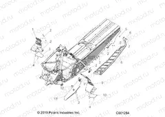 CHASSIS | CHASSIS, CLUTCH GUARD/FOOTRESTS/RUNNING BOARDS - S20ELS8RS/8RE (C601284)