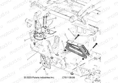 CHASSIS | CHASSIS, ENGINE AND REAR DRIVELINE MOUNTING - Z22RME2KAG/BG/K2KAN/BN (C701138-08)