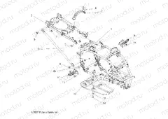 CHASSIS | CHASSIS, FRAME - A08GJ52AA/AB/AC (49ATVFRAME08OUT525S)
