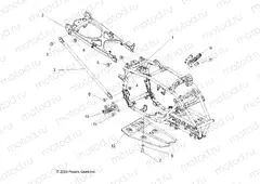 CHASSIS | CHASSIS, FRAME - A10GJ45AA (49ATVFRAME09OUT450)