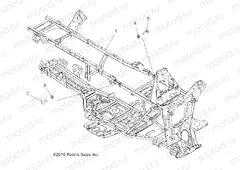 CHASSIS | CHASSIS, FRAME - A12DH50AX/AZ (49ATVFRAME11SPTRG500)