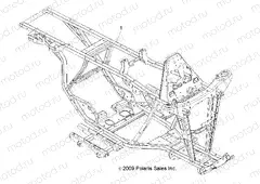 CHASSIS | CHASSIS, FRAME - A13NA32FA (49ATVFRAME10TBLZR)
