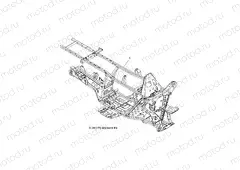 CHASSIS | CHASSIS, FRAME - A14MX5ETH (49ATVFRAME14570UTE)