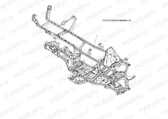 CHASSIS | CHASSIS, FRAME - A15SJE57HI (49ATVFRAME1570SPTR)