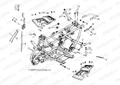 CHASSIS | CHASSIS, FRAME - A18YAP20A8/N8 (49ATVFRAME10PHX)