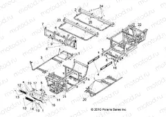CHASSIS | CHASSIS, FRAME and FRONT BUMPER - R12WH90DG (49RGRCHASSIS10CREW)