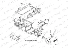 CHASSIS | CHASSIS, FRAME and FRONT BUMPER - R13RH45AG (49RGRCHASSIS13400)