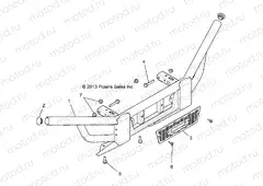 CHASSIS | CHASSIS, FRONT BUMPER - R16RVAD1A1 (49RGRBUMPER14CREW)