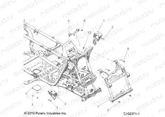 CHASSIS | CHASSIS, FRONT CAB SUPPORTS - A20SGE95AK (C102071-1)