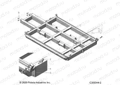 CHASSIS | CHASSIS, LOWER FRAME, E4 - L22G4AEALA (C300344-2)