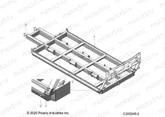 CHASSIS | CHASSIS, LOWER FRAME, E6 - L22G6AEALA (C300345-2)