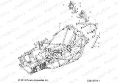 CHASSIS | CHASSIS, MAIN, and REAR ASM. - T20AARGB ALL OPTIONS (C0513778-1)