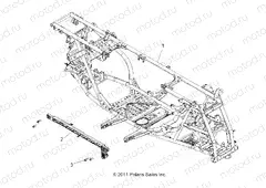 CHASSIS | CHASSIS, MAIN FRAME - A13DN5EAF/EAR (49ATVFRAME12SPTRGEPS)