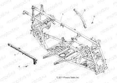 CHASSIS | CHASSIS, MAIN FRAME - A13GH85AJ/EAK (49ATVFRAME12SP550)