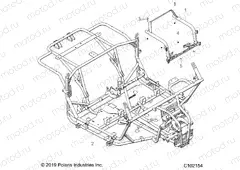 CHASSIS | CHASSIS, MAIN FRAME - A23HZB15A1/A4/B1/B4  (C102154)