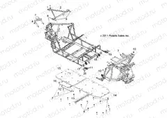 CHASSIS | CHASSIS, MAIN FRAME and SKID PLATE - R13XE76AD/EAI (49RGRFRAME12RZR4)