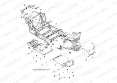 CHASSIS | CHASSIS, MAIN FRAME and SKID PLATE - R13XT9EAL (49RGRFRAME13JAGX)