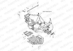CHASSIS | CHASSIS, MAIN FRAME AND SKID PLATE - Z15VBA87AJ/LJ/E87AK/AM/AT/LT/AL/AV (49RGRFRAME15RZR900)