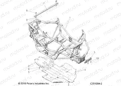 CHASSIS | CHASSIS, MAIN FRAME AND SKID PLATE - Z20ASE99AH/LH/BH (C701084-2)
