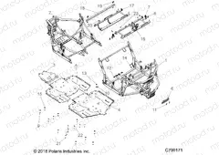 CHASSIS | CHASSIS, MAIN FRAME AND SKID PLATES - G20G4E99NG (C700171)