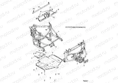 CHASSIS | CHASSIS, MAIN FRAME AND SKID PLATES - G20GAE99A2/A4/D99AK/AS/BK/BS (702541)
