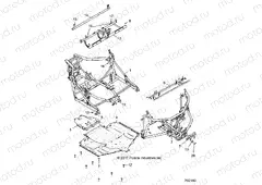 CHASSIS | CHASSIS, MAIN FRAME AND SKID PLATES - G20GAE99F2/EFS/BFM/BCM/SFS/SC2 (702180)