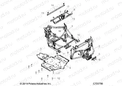 CHASSIS | CHASSIS, MAIN FRAME AND SKID PLATES - G20GAJ99AK/AS/BK/BS (C700786)