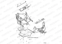 CHASSIS | CHASSIS, MAIN FRAME AND SKID PLATES - R16RGE99A7/AE/AV (701021)