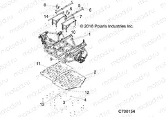 CHASSIS | CHASSIS, MAIN FRAME AND SKID PLATES - R21RSE99NP (C700154)