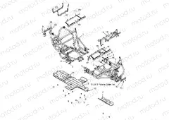 CHASSIS | CHASSIS, MAIN FRAME AND SKID PLATES - Z15VFE99AT/AV/AP (49RGRFRAME1410004)