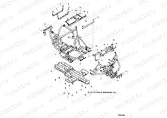 CHASSIS | CHASSIS, MAIN FRAME AND SKID PLATES - Z17VDE92AK/AM/LK/AB (700442)