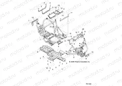 CHASSIS | CHASSIS, MAIN FRAME AND SKID PLATES - Z18VDE99NK (701180)