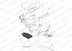 CHASSIS | CHASSIS, MAIN FRAME AND SKID PLATES - Z18VDR99AL/BL (C701181)