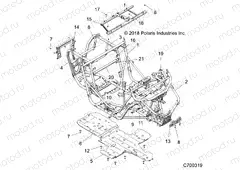 CHASSIS | CHASSIS, MAIN FRAME AND SKID PLATES - Z20NAE92AL/AR/BL/BR (C700319)