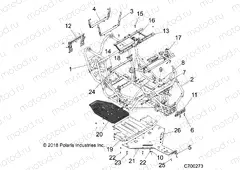 CHASSIS | CHASSIS, MAIN FRAME AND SKID PLATES - Z20NAR99AZ/BZ (C700273)