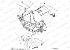 CHASSIS | CHASSIS, MAIN FRAME AND SKID PLATES - Z20RAB92AC/BC/AR/BR/D92AC/BC/AR/BR (C700352-1)