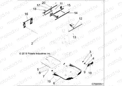 CHASSIS | CHASSIS, MAIN FRAME AND SKID PLATES - Z20S1E99NG (C700099-1)