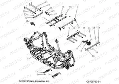 CHASSIS | CHASSIS, MAIN FRAME AND SKID PLATES - Z22M4E92AD/AG/AJ/BD/BG/BJ (C0705763)