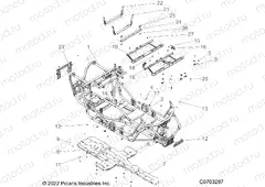 CHASSIS | CHASSIS, MAIN FRAME AND SKID PLATES - Z22N4K99AK/AR/BK/BR/N4VAK/BK/AR/BR (C0703287)