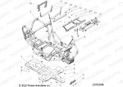 CHASSIS | CHASSIS, MAIN FRAME AND SKID PLATES -Z22NAS99CK/FK (C0703286)